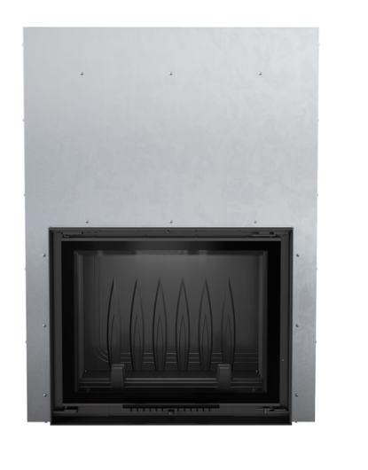 Chimenea de leña de hierro fundido KRATKI AMELIA 21 kW Ø 200 puerta elevable - Imagen 3