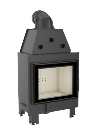 Chimenea de leña de acero KRATKI MBZ 13 kW Ø 200
