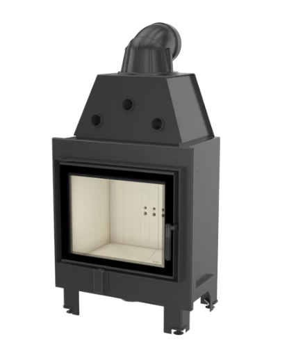 Chimenea de leña de acero KRATKI MBZ 13 kW Ø 200 - Imagen 2