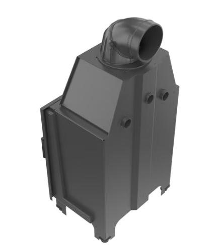 Chimenea de leña de acero KRATKI MBZ 13 kW Ø 200 - Imagen 3