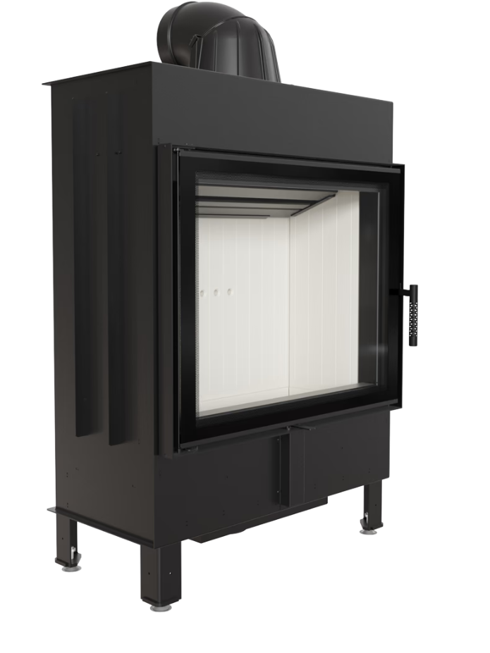 Chimenea de leña de acero KRATKI LUCY 15 kW - Imagen 2