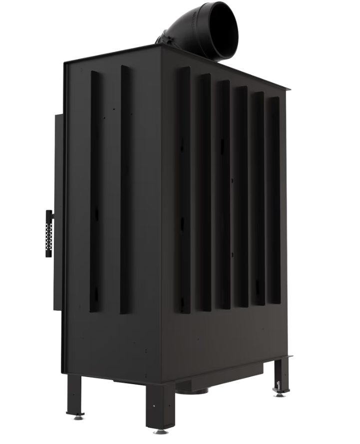 Chimenea de leña de acero KRATKI LUCY 15 kW - Imagen 4