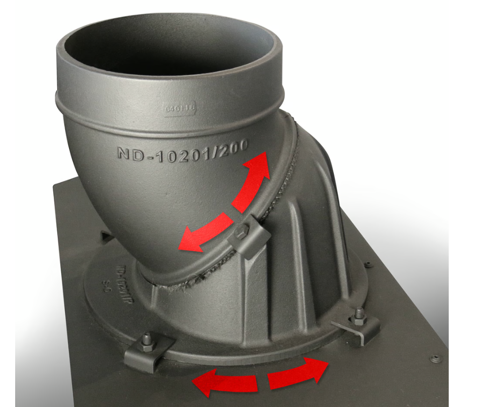 Chimenea de leña de acero KRATKI LUCY 15 kW - Imagen 5