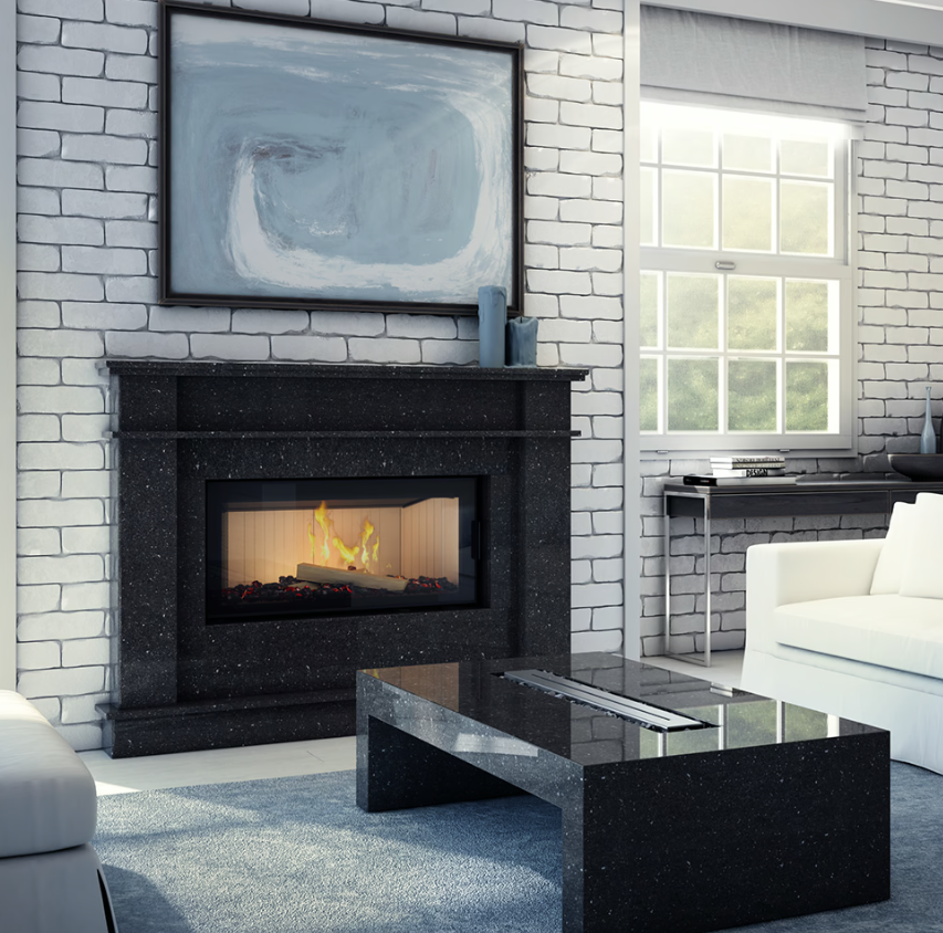 Chimenea de leña de acero KRATKI NADIA 14 kW - Imagen 2