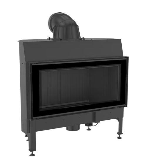 Chimenea de leña de acero KRATKI NADIA 14 kW - Imagen 4