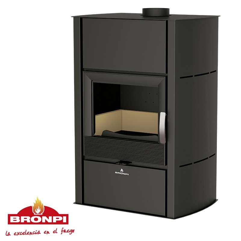 ESTUFA HYDRO DE LEÑA BRONPI MODELO HYDRONOVA-PLUS 15 KW - Imagen 2