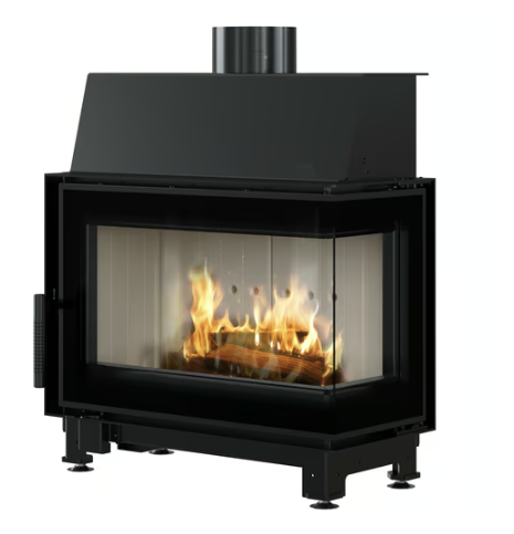 Chimenea de leña de acero KRATKI SIMPLE S - Imagen 2