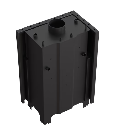 Chimenea de agua de leña KRATKI MBM derecha O izquierda 12 kW - Imagen 4