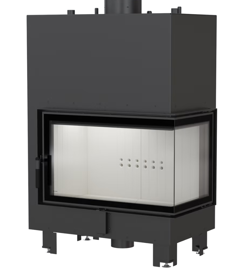 Chimenea de agua de leña KRATKI MBO derecha O izquierda15 kW - Imagen 3