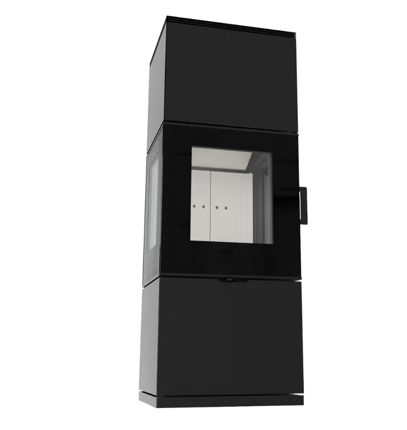 Estufa de leña de acero INGA 8 kW Ø 150 - Imagen 3