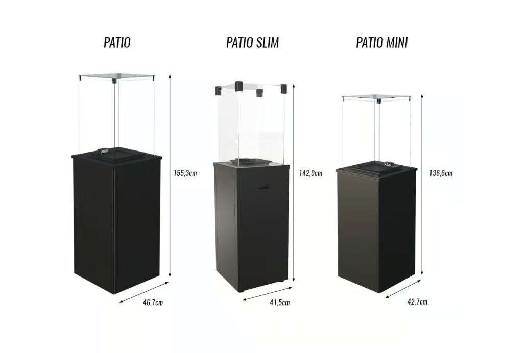 Estufa de Gas Exterior Patio Mini control automático 8,2 kW - Imagen 4