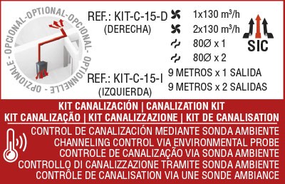 ESTUFA PELLET BRONPI MODELO EVA 15 KW COLOR NEGRO - Imagen 6