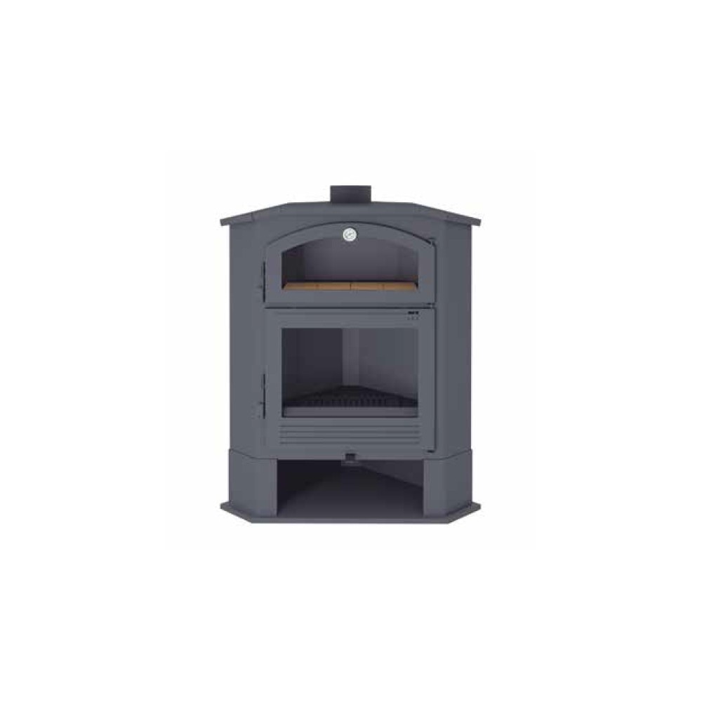 ESTUFA LEÑA CON HORNO FM MODELO CH-4 R - Imagen 2
