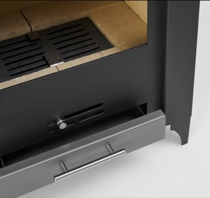 ESTUFA DE LEÑA PRENSA STOVE MODELO HERMES - Imagen 4