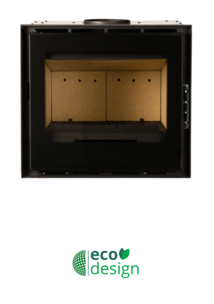 INSERTABLE DE LEÑA CANALIZABLE METLOR MODELO ELOS 60 VITRUS - Imagen 2