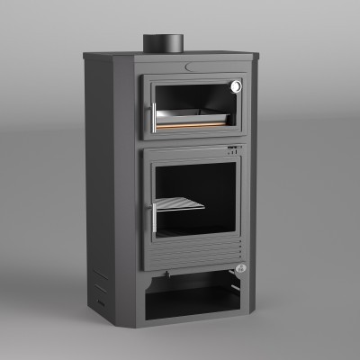 ESTUFA LEÑA CON HORNO FM MODELO M-104 - Imagen 2