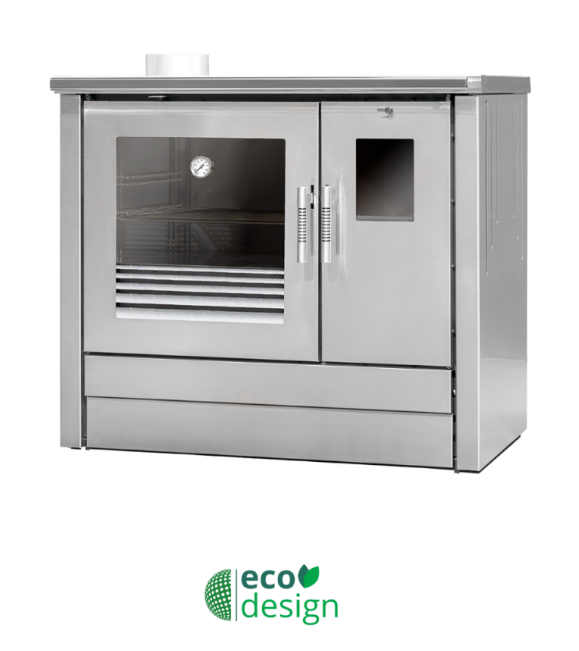 COCINA DE LEÑA TRADICIONAL METLOR MODELO ME16 INOX PV - Imagen 2