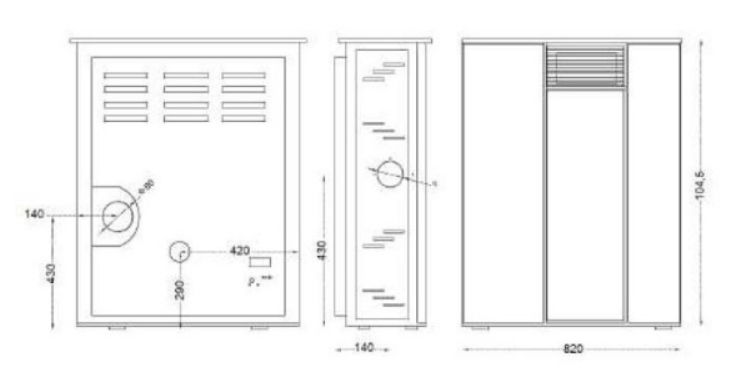 ESTUFA DE PELLETS MODELO SLIM MEKKA PLUS - Imagen 3