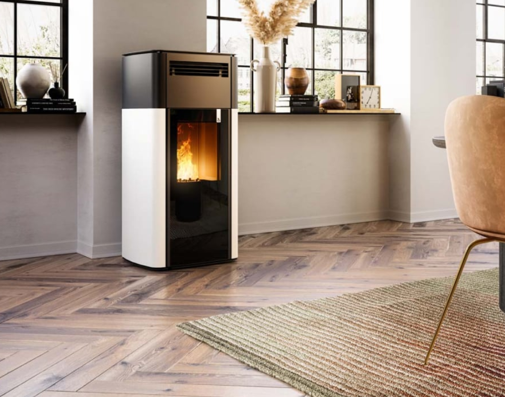 ESTUFA DE PELLETS GIROLAMI MODELOT SPLIT