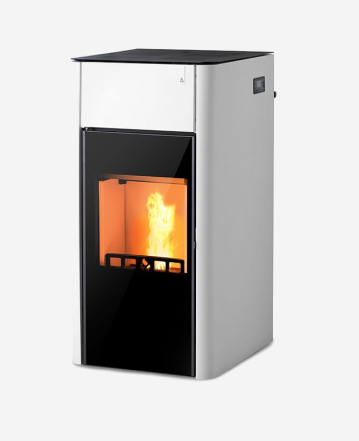 TERMOESTUFA HÍBRIDA AUTOMÁTICA DE LEÑA Y PELLET GIROLAMI MODELO NEVEL - Imagen 2