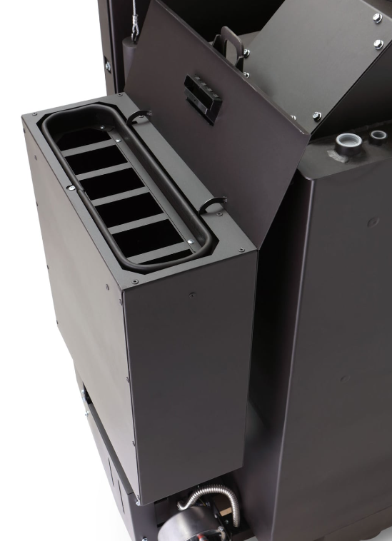 TERMOCHIMENEA HÍBRIDA AUTOMÁTICA DE LEÑA Y PELLET GIROLAMI MODELO TC BIO EVO 70 - Imagen 4