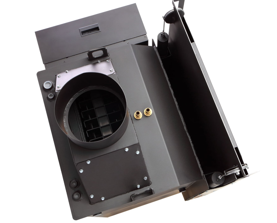 TERMOCHIMENEA HÍBRIDA AUTOMÁTICA DE LEÑA Y PELLET GIROLAMI MODELO TC BIO EVO 70 - Imagen 5