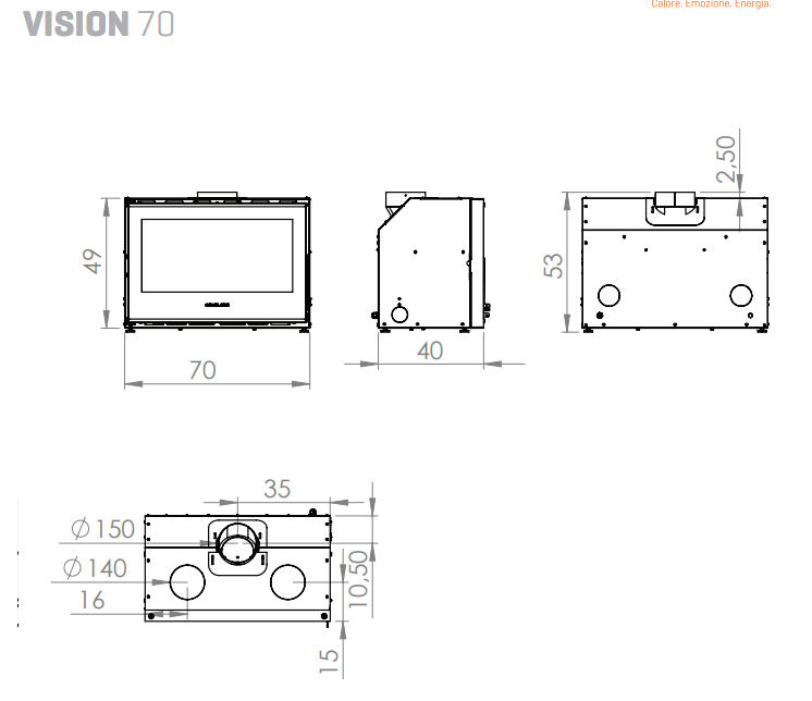 INSERTABLE GIROLAMI MODELO VISIÓN 70 - Imagen 5