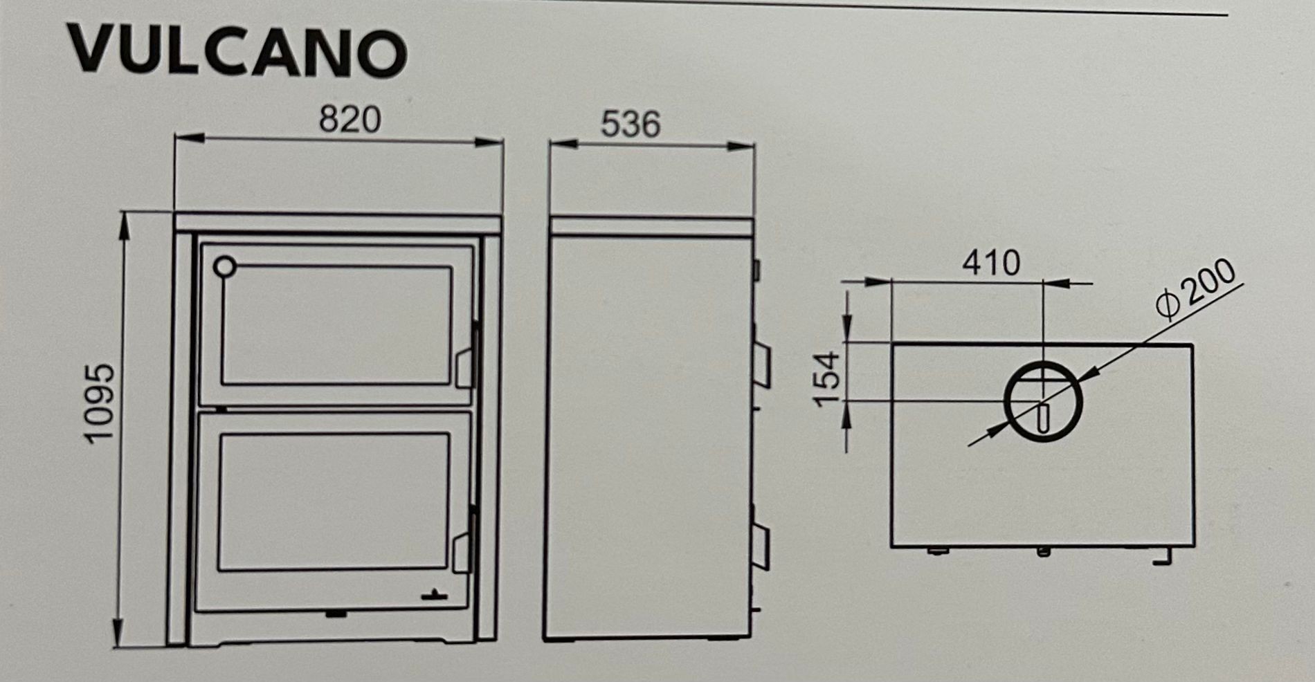 HORNO FRONTAL VULCANO DE BRONPI - Imagen 3