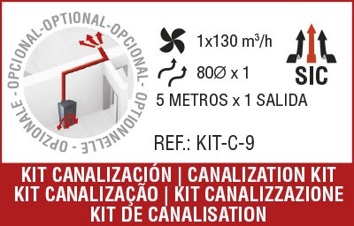ESTUFA DE PELLET BRONPI MODELO NINA 9 KW RINCON - Imagen 5