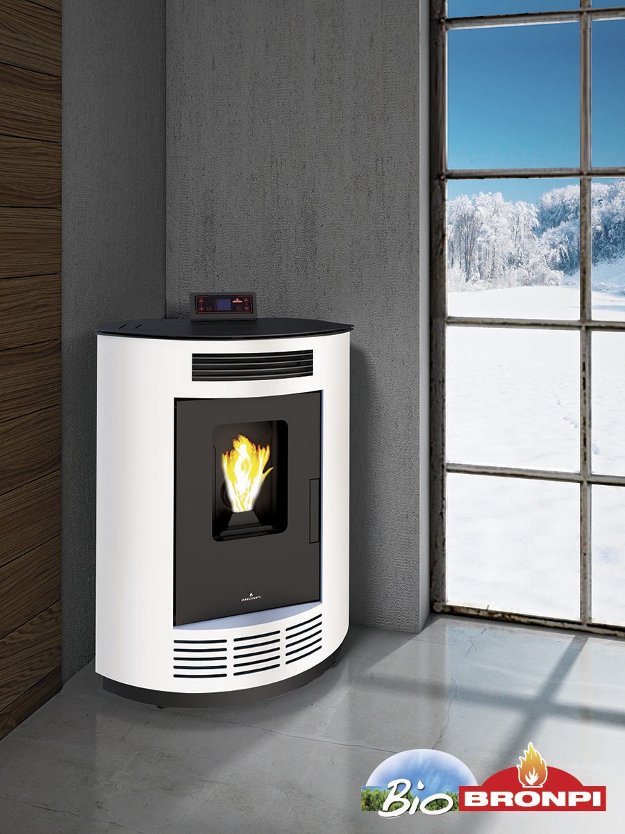 ESTUFA DE PELLET BRONPI MODELO NINA 9 KW RINCON - Imagen 7