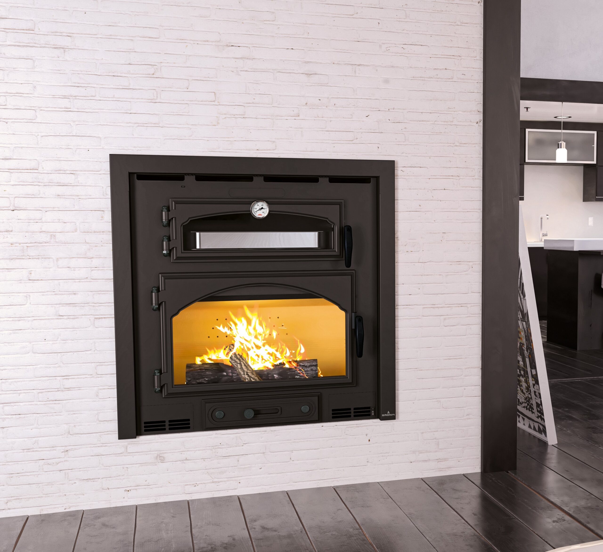 HORNO INSERTABLE CON TURBINA BRONPI MODELO EVEREST