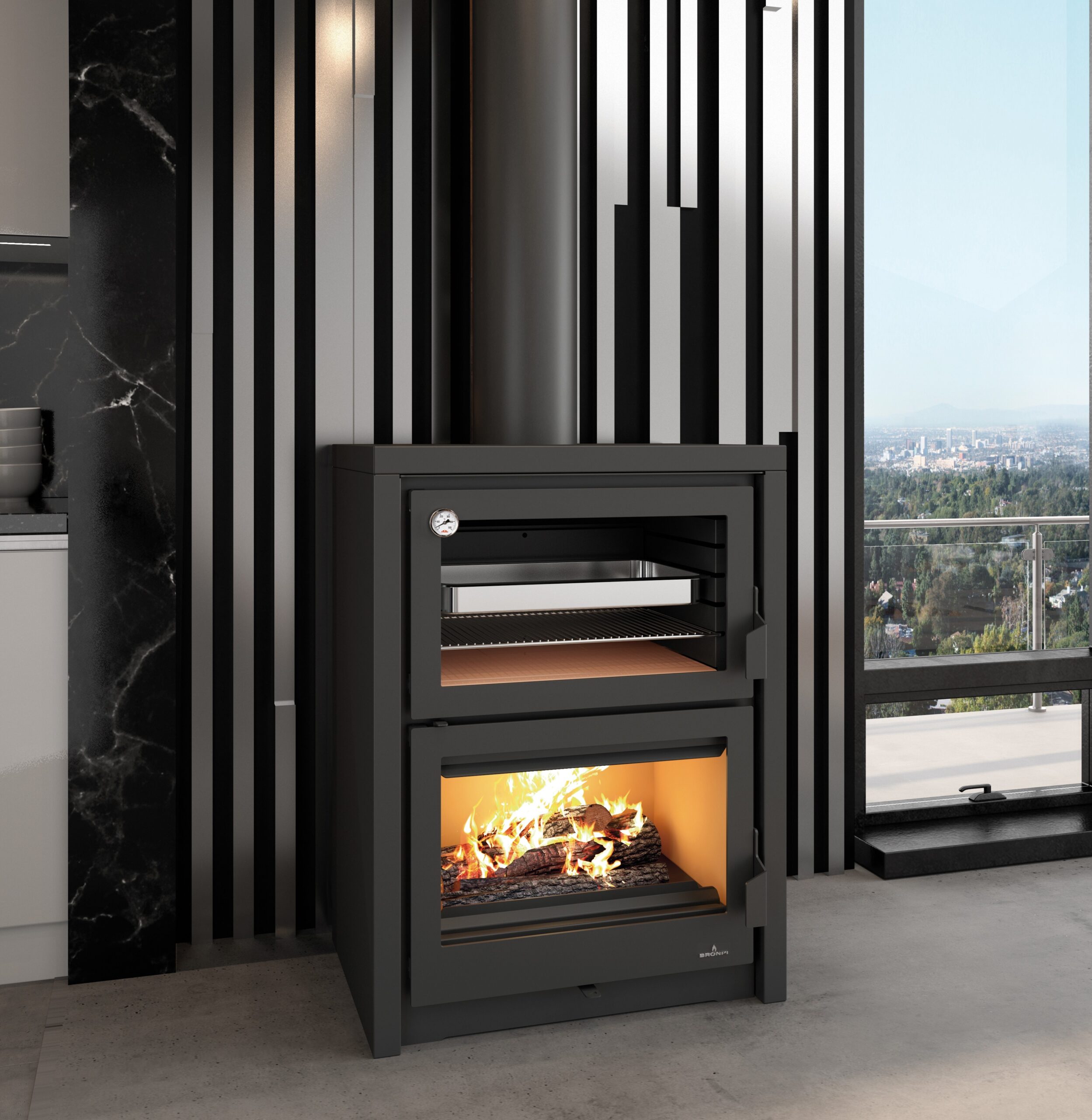 HORNO FRONTAL VULCANO DE BRONPI