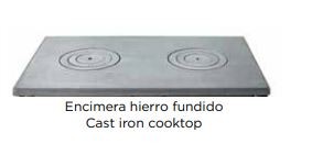 HERGOM COCINA CALEFACTORA MODELO SAJA 7/90 CC SE - Imagen 4