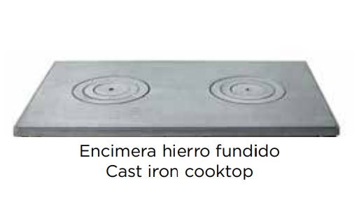 HERGOM COCINA CALEFACTORA MODELO SAJA 8/100 CC SE - Imagen 3