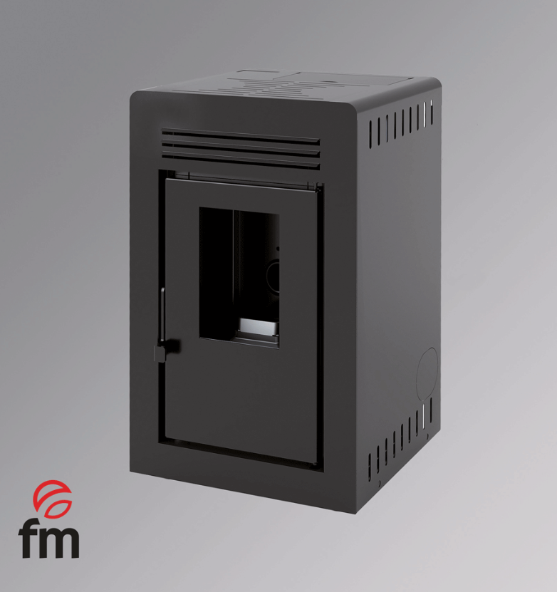 ESTUFA DE PELLETS AIRE FRONTAL 7,5KW FM MODELO BP-CH 1 - Imagen 3