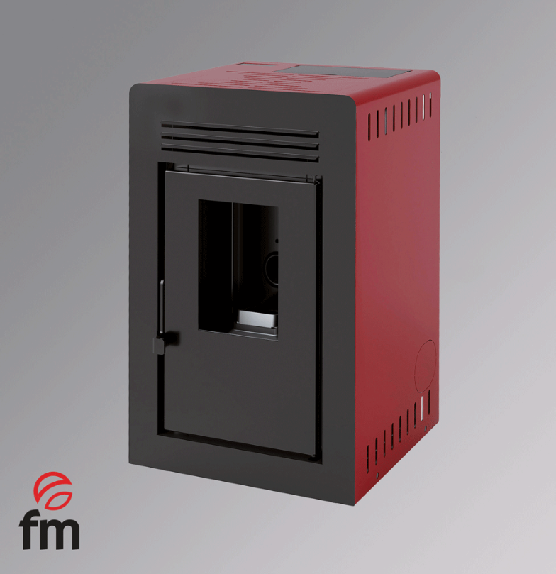 ESTUFA DE PELLETS AIRE FRONTAL 7,5KW FM MODELO BP-CH 1 - Imagen 2