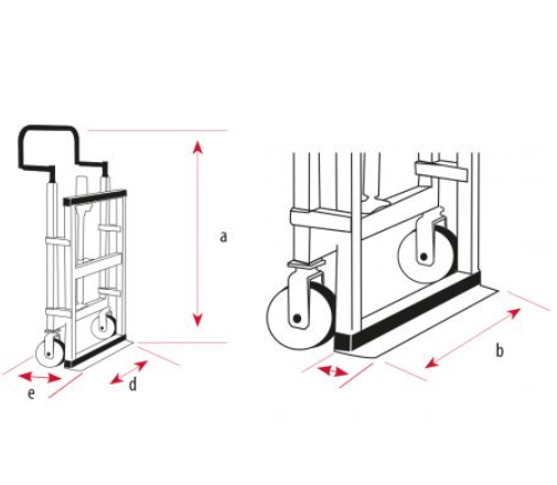 TRANSPORTADOR UNIVERSAL HIDRÁULICO 1800KG DE CARGA SH1800 - MAXIMA - Imagen 5