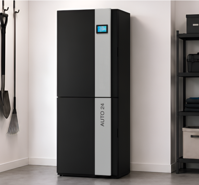 CALDERA DE PELLETS LIMPIEZA AUTOMATICA 24Kw METLOR MODELO CEC 24 FULL-AUTO