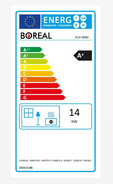 ESTUFA / COCINA DE LEÑA CON HORNO BOREAL MODELO ECH9000 - Imagen 7
